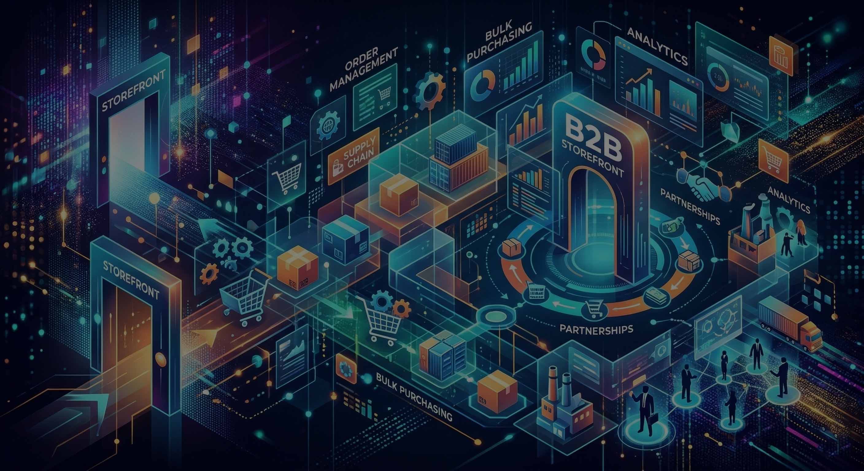 Customizable B2B Front-End Customer Journey for Headless Commerce